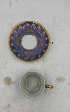 Load image into Gallery viewer, New Romance Purple Japanese Painted Tea Cup And Saucer

