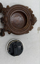 Load image into Gallery viewer, Wooden Mantle Analog Clock
