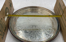 Load image into Gallery viewer, Vintage Silver Plated Serving Tray
