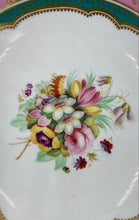 Load image into Gallery viewer, Antique Davenport English Porcelain Footed Plate
