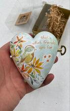 Load image into Gallery viewer, Demdaco Lucinda Wei "That's What Friends Are For" Musical Art Heart Keepsake
