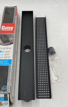 Load image into Gallery viewer, Oatey 24" Matte Black Shower Drain

