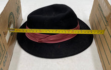Load image into Gallery viewer, Laura Ashley Black Wool Hat - Size Adult

