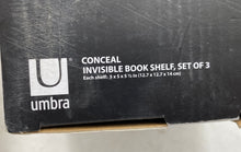 Load image into Gallery viewer, Umbra Invisible Book Shelf Sets (2)
