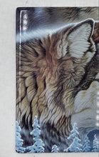 Load image into Gallery viewer, Bradford Exchange "Spirits Of The Night" Ceramic Wolf Tile
