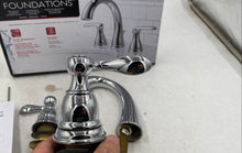 Load image into Gallery viewer, Delta Foundations Chrome Widespread Lavatory Faucet
