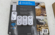 Load image into Gallery viewer, Prime 4 Indoor Remote Controlled Outlets
