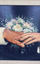Load image into Gallery viewer, Hands of a Couple Oil on canvas by John Tucker Mertz Signed. Framed
