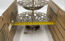 Load image into Gallery viewer, Vintage Silver Plated Three Tier Cake Stand
