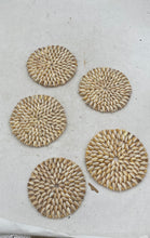 Load image into Gallery viewer, Cowrie Seashell Placemats And Coasters
