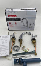 Load image into Gallery viewer, Delta Foundations Chrome Widespread Lavatory Faucet
