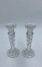 Load image into Gallery viewer, Glass Candle Holders (2)
