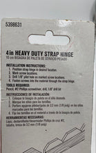 Load image into Gallery viewer, Ace Hardware 4" Heavy Duty Strap Hinges (4)

