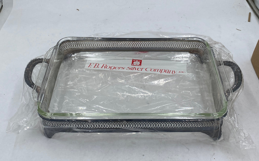 F.B. Rogers Silver Food Platter