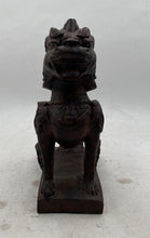 Load image into Gallery viewer, Dark Brown Guardian Lion (Aka Foo Dog) Statue
