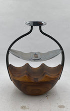 Load image into Gallery viewer, Nambe Anvil Acacia Wood 5 Bottle Wine Rack
