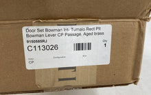 Load image into Gallery viewer, Rejuvenation Dummy Aged Brass Door Handles And Latch
