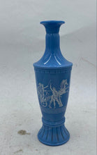Load image into Gallery viewer, Blue Faux Ancient Greek Vase
