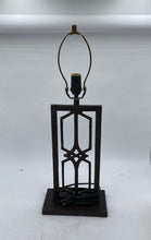 Load image into Gallery viewer, Pottery Barn Vintage Geometric Table Lamp
