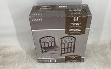 Load image into Gallery viewer, Open Hearth Bronze Finish Fireplace Log Bin Scroll Top Style
