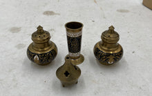 Load image into Gallery viewer, Brass Cruet Set
