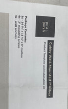 Load image into Gallery viewer, Post &amp; Porch Grey Short Stack Wall Mounted Mailbox
