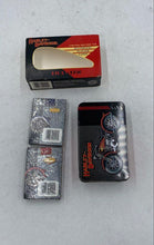 Load image into Gallery viewer, Harley Davidson Limited Edition Tin Historical Playing Cards Set
