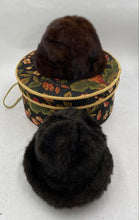 Load image into Gallery viewer, Martin's Black/Brown Fur Hats (2) - Size Medium
